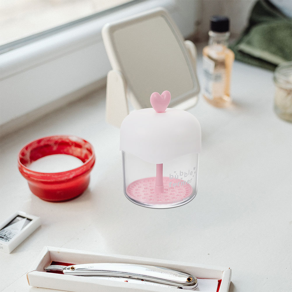 2個入り、透明なハート型の泡立て器。旅行用の洗顔料に最適な、 - Cleanser Face のレビューと価格