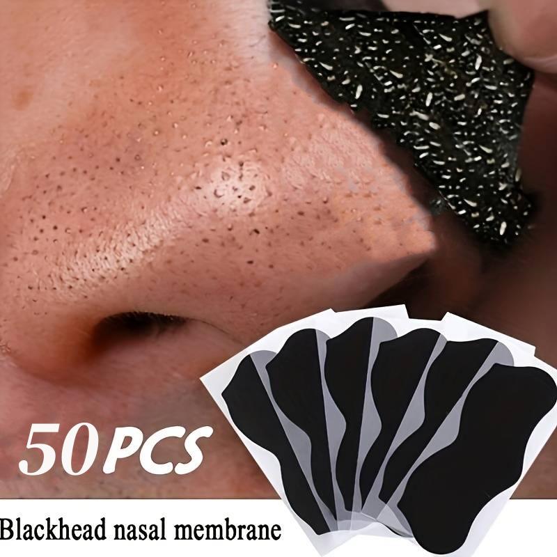 50枚入り 鼻の黒ずみ除去マスク 毛穴縮小トリートメントステ - Face Mask Skincare のレビューと価格