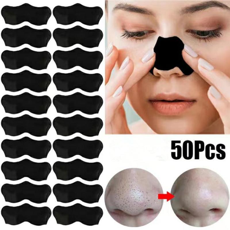 50枚入り 鼻の黒ずみ除去マスク 毛穴縮小トリートメントステ - Face Mask Skincare のレビューと価格