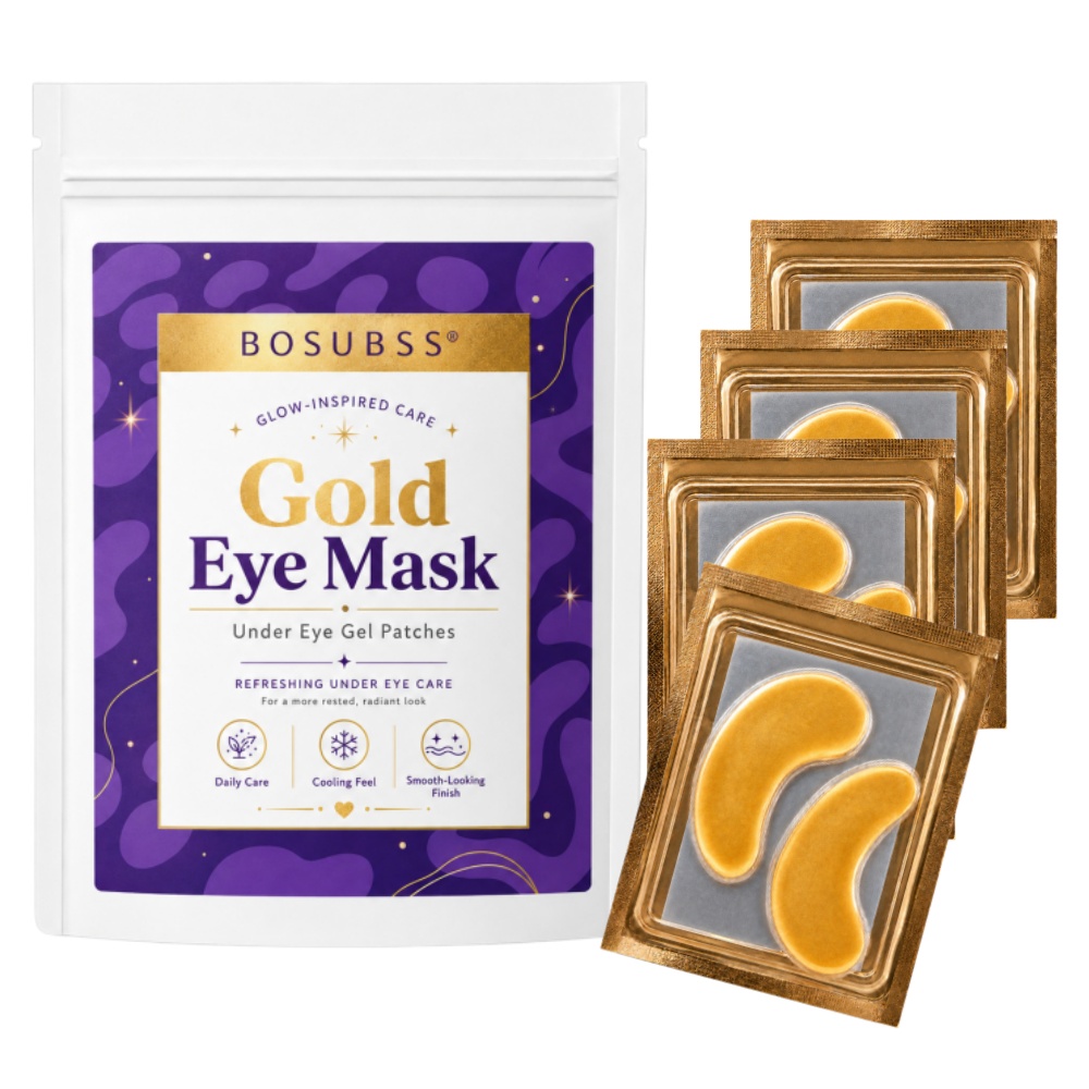 BOSUBSS 24Kゴールドアイマスク、目元用パッチ、保湿 - Face Oil のレビューと価格